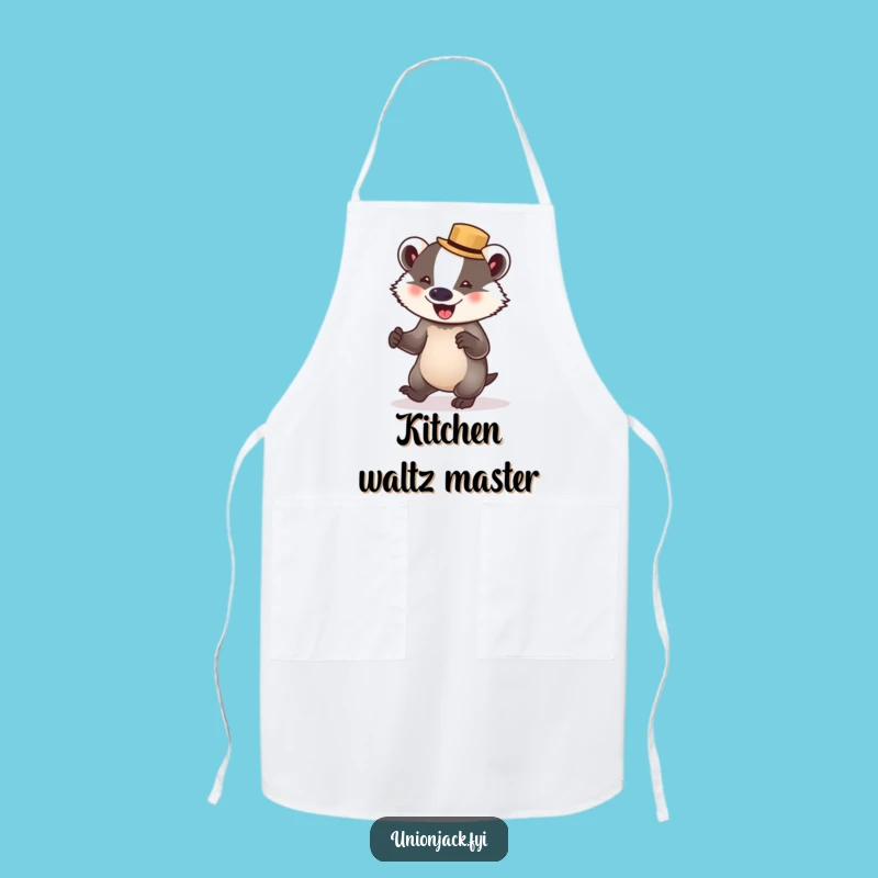 Funny Badger Waltz Apron - Chef's Hilarious Dancing Attire Gift!