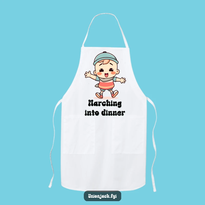 Funny Silly March Apron: Cook with Exaggerated Fun