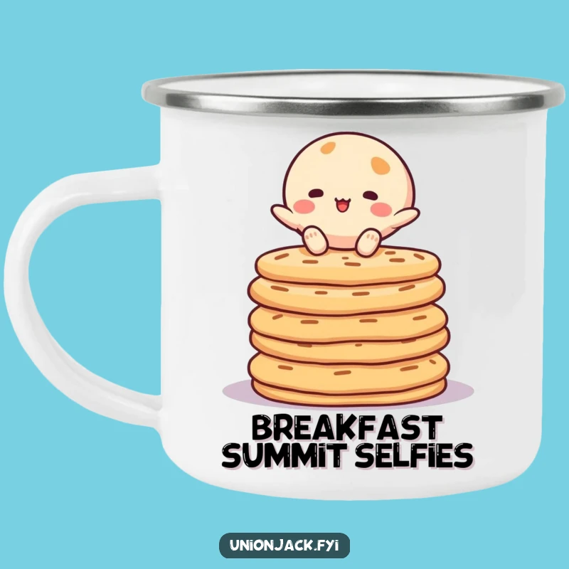Funny Crumpet Balancing Camping Mug - Adventure Fuel