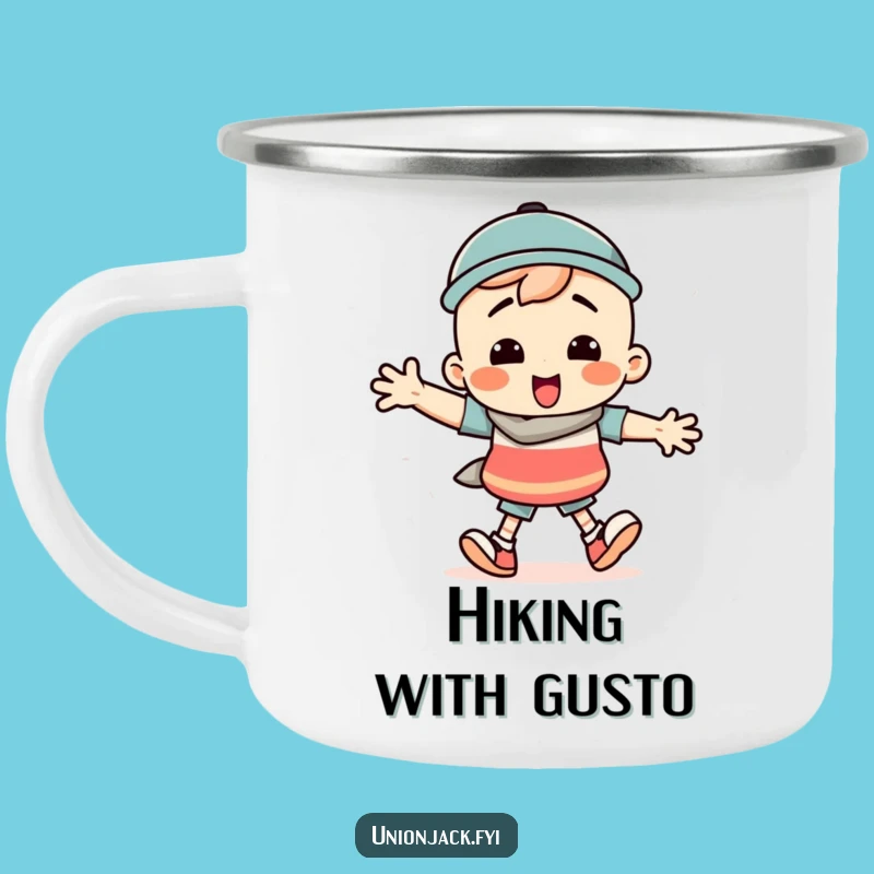 Funny Silly March Camping Mug: March to Adventure with Humor
