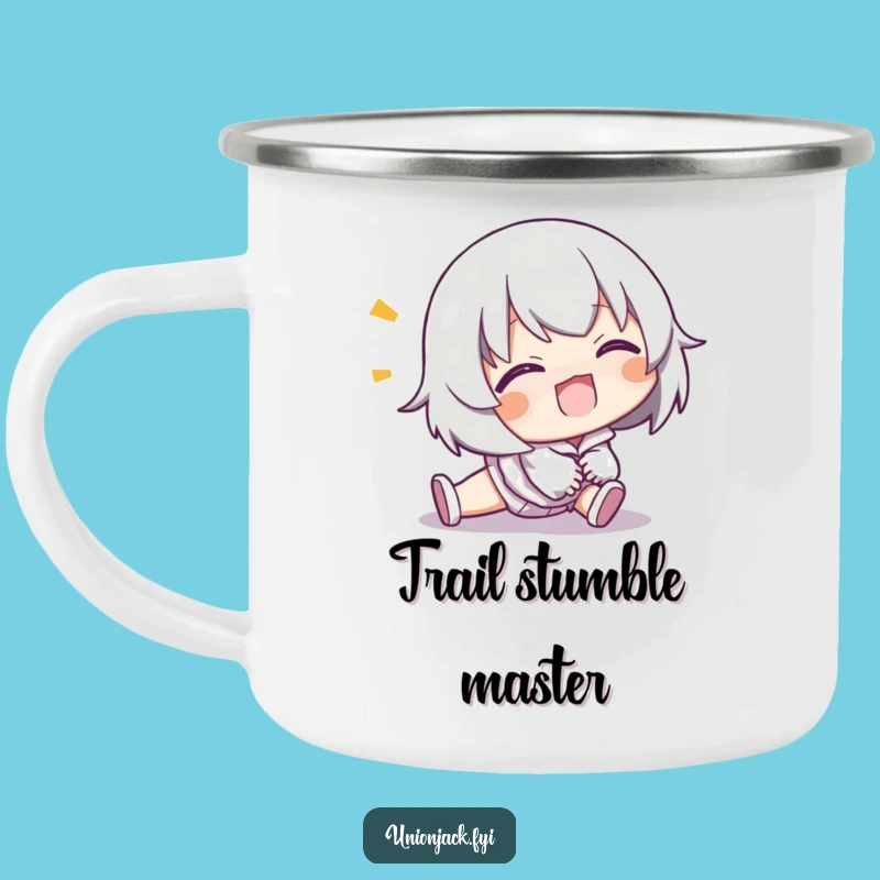 Funny Tripper Camping Mug: Rugged Clumsy Design, The Perfect Funny Gift for Trail Mishaps!