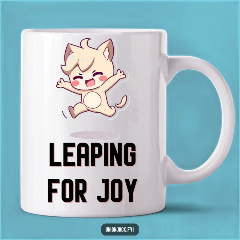 Funny Determined Jumper Character Mug - Motivational Fun Gift