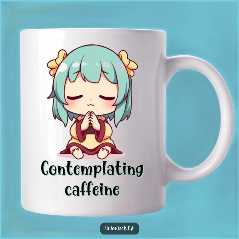 Funny Thoughtful Mug: Pensive Character Design, A Clever Funny Gift for Deep Thinkers!