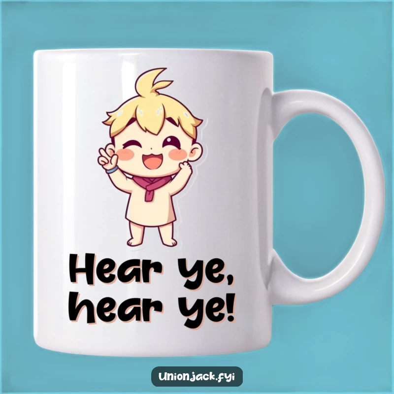 Funny Announcement Mug: Proud Gesture Gift for the Star of the Show