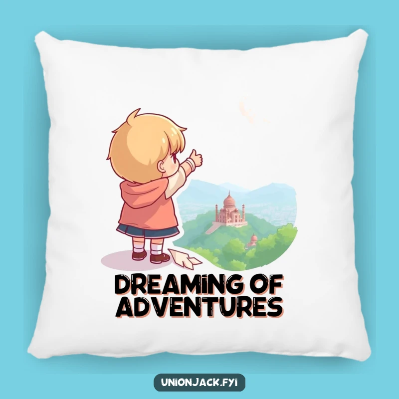 Funny Explorer Pillow: Soft Adventurous Design, A Cozy Funny Gift for Dreamers!