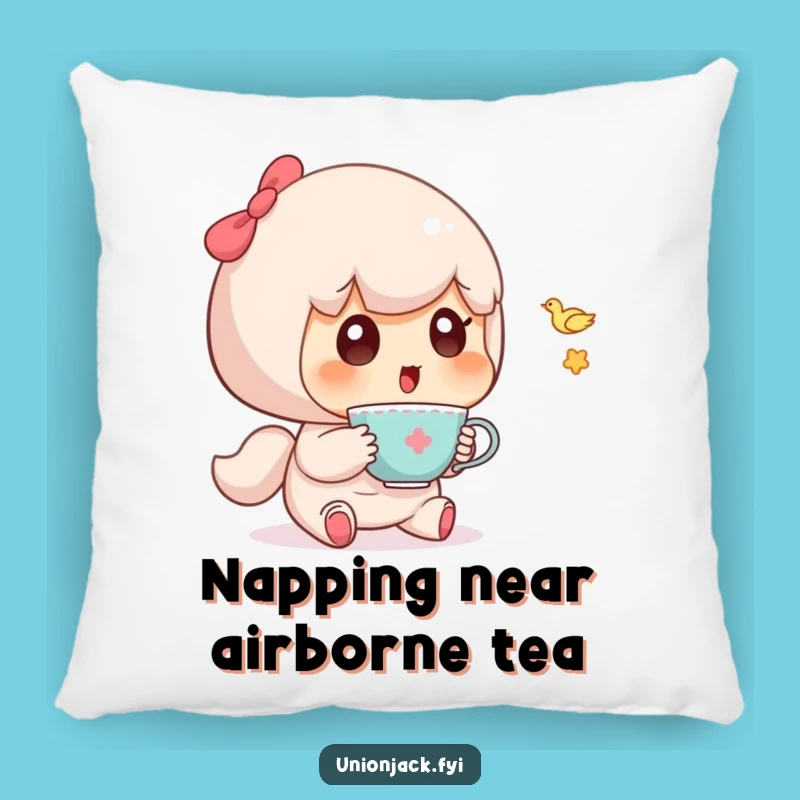 Funny Character Teacup Surprise Pillow: Comfort Meets Quirkiness