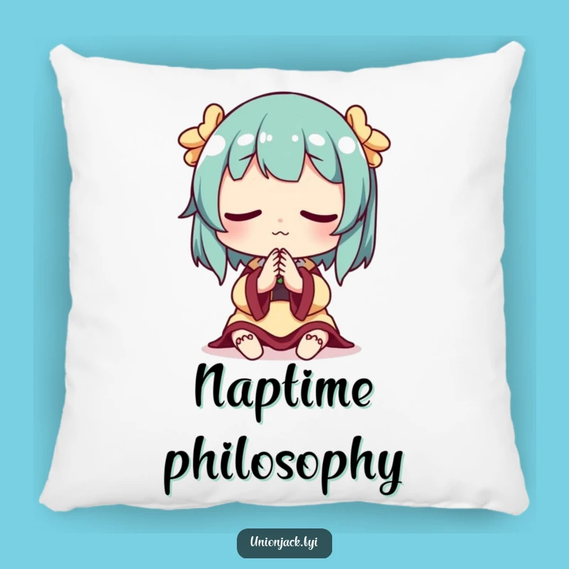 Funny Thoughtful Pillow: Soft Pensive Design, A Cozy Funny Gift for Relaxing Moments!
