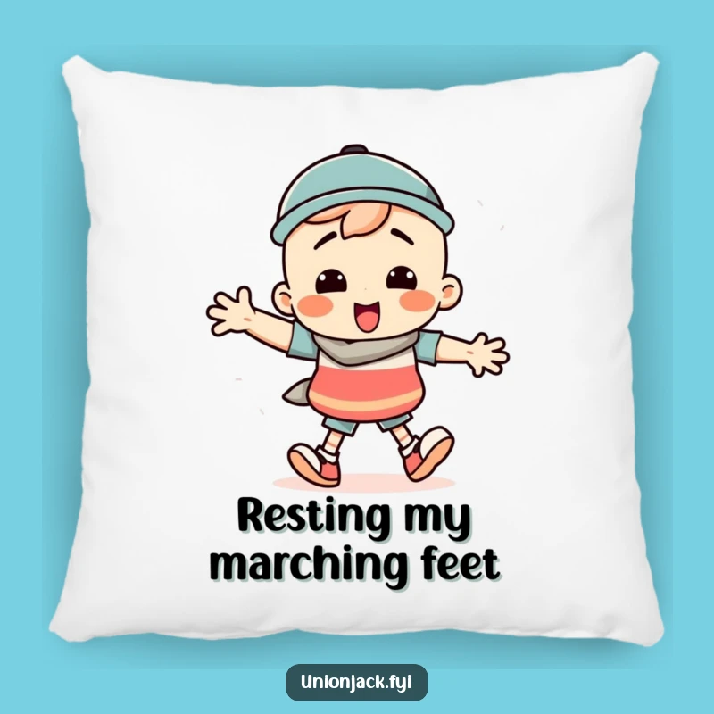Funny Silly March Pillow: Comfy & Hilarious Decor for Your Space