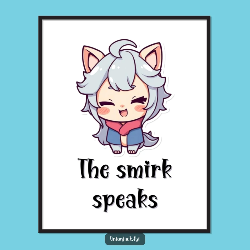 Funny Cheeky Wink Digital Art: Instant Playful Charm