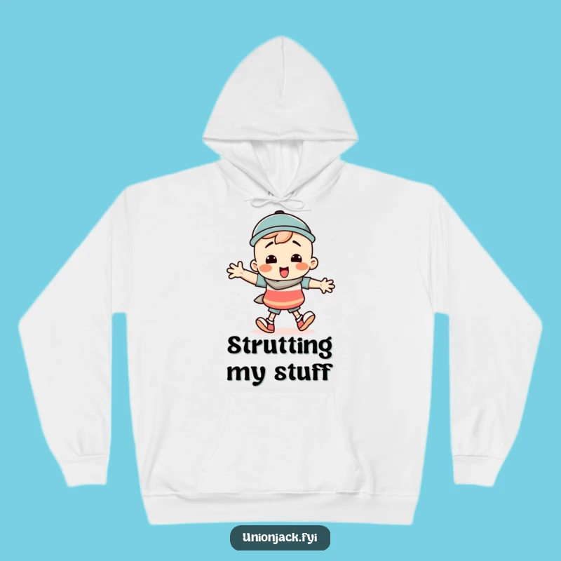 Funny Silly March Hoodie: Cozy Up and March with Joy