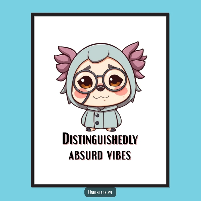 Free Printable Wall Art: Monocle Face Character for Quirky Decor