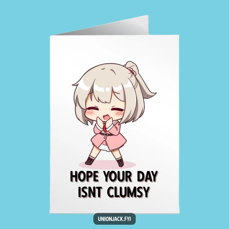 Funny Free Printable Birthday Card: Posh Curtsey Fail, Hilarious Downloadable & Print at Home Gift