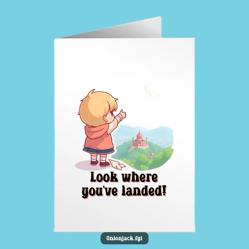 Free Printable Congrats Card: Guiding Character, Ambitious Downloadable Gift for Reaching Goals