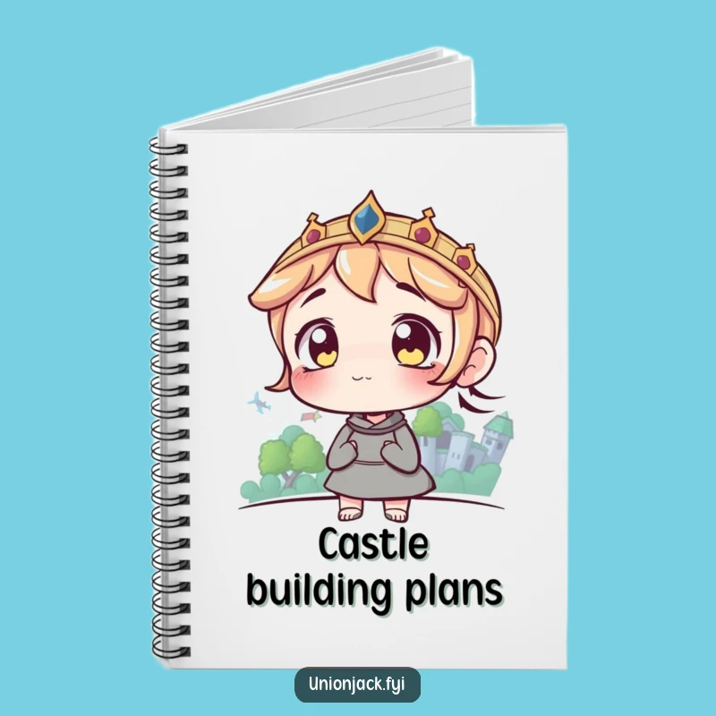Funny Castle Goals Notebook: Character Journal for Ambitious Thoughts and Plans