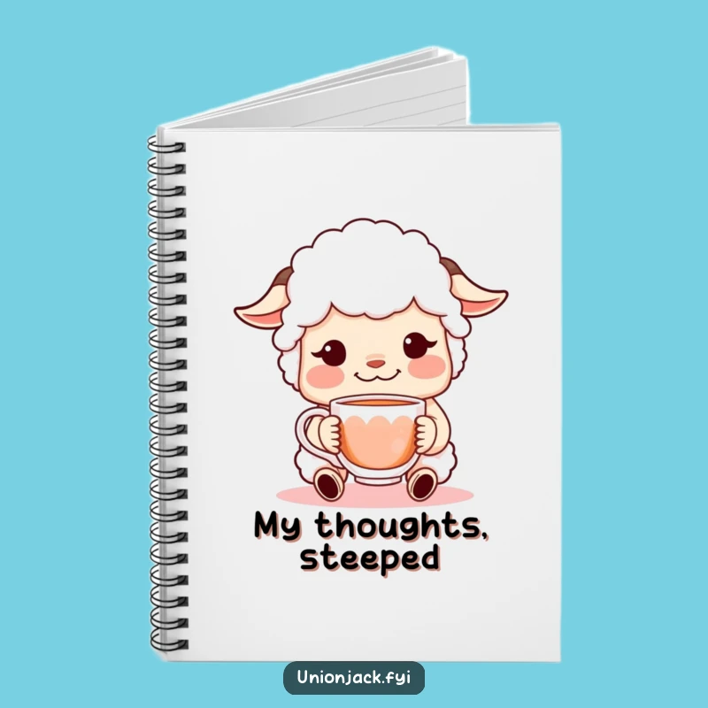 Funny Sheepish Grin Notebook: Journal with Hilarious Character for Daily Notes