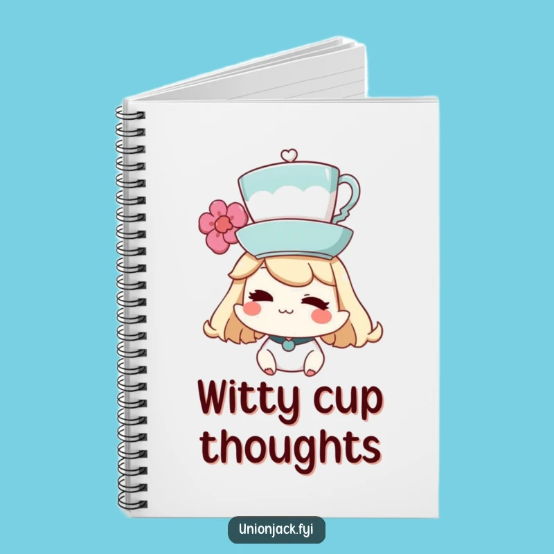 Funny Teacup Notebook: Character's Balanced Ideas - Journal with Whimsy, A Fun Funny Gift