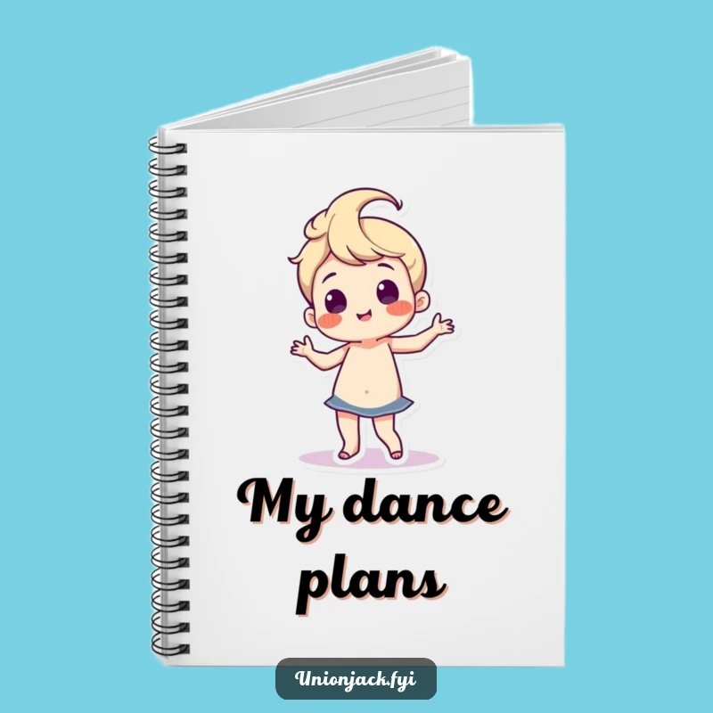 Funny Dance Notebook: Jot Down Moves with Hip Wiggle, Great Gift!