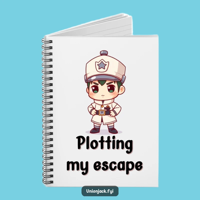 Funny Guard Duty Journal: Character's Stiff Stance, Write with Authority!