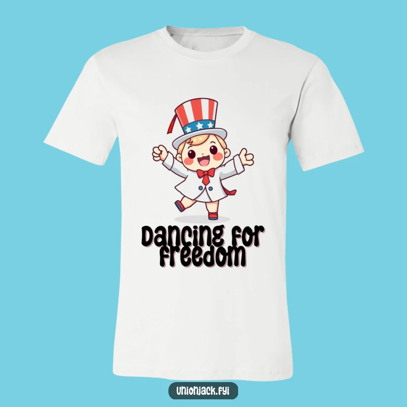 Funny Patriotic Jig T-Shirt: Happy Dancer Tee for Festive Fun