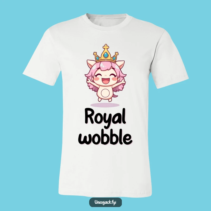 Funny Bouncing King T-Shirt: Regal Fun for a Perfect Funny Gift