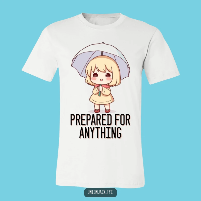 Funny Character Happy Brolly T-Shirt: Wear Your Own Sunshine