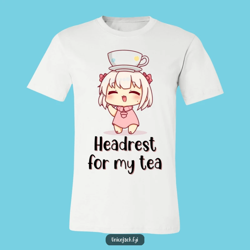 Funny Winking Teacup Balance T-Shirt - Comedic Apparel for Gifting