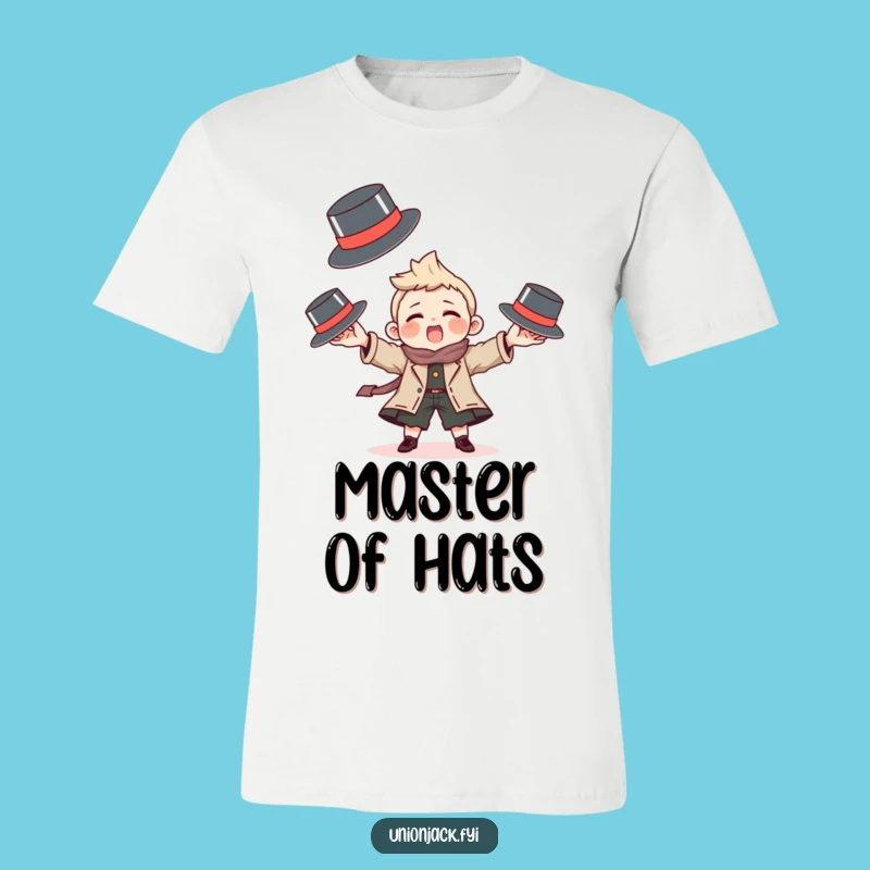 Funny Juggling Hats T-Shirt: Playful Character Skillful Tee Gift