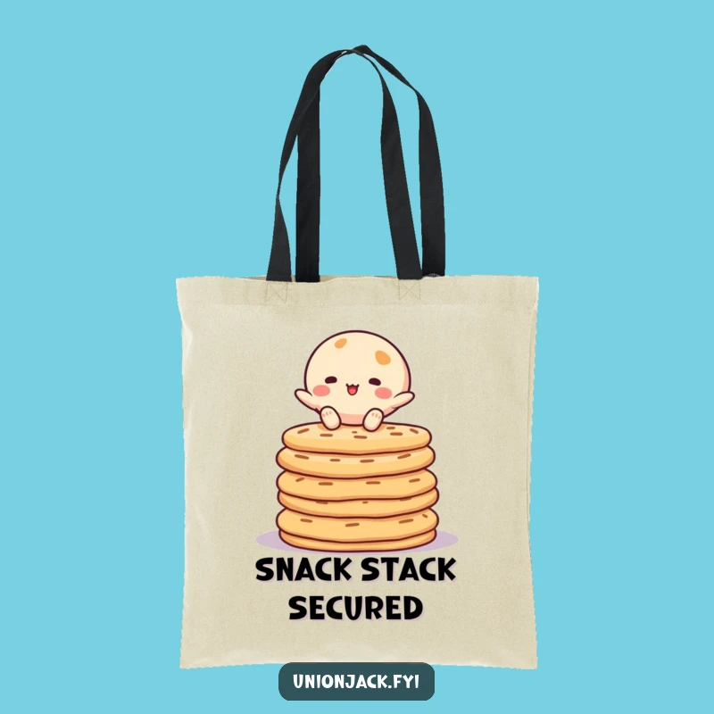 Funny Crumpet Balancing Tote Bag - Carry Your Laughs in Style