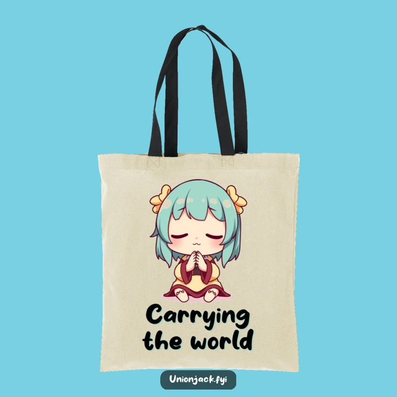 Funny Thoughtful Tote Bag: Chic Pensive Design, A Practical Funny Gift for Brainy Errands!